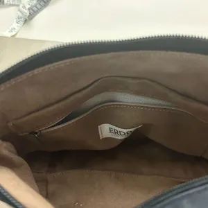 ERDA Luxurious Brown and Black Crossbody Bag with Monogram Design-American made thumbnail 8