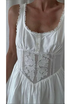 ZARA White Mini Dress thumbnail 9