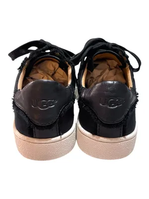 UGG Milo Spill Seam Satin Sneakers Black Women’s Size 8 thumbnail 4