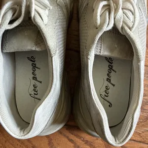 Free People Let’s Wander Washed Shoe Sneaker Womens Size 39 US 8.5 Gray thumbnail 9