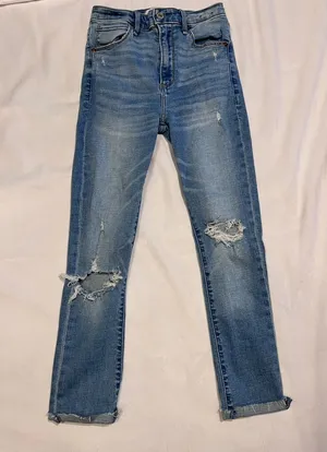 abercrombie & fitch | high rise super skinny ankle thumbnail 1