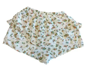 Kirious LA Vintage Floral Lace Trim Shorts Cottagecore Romantic‎ Loungewear F33 thumbnail 1