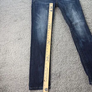 Miss Me Signature Skinny Jeans Dark Wash Embellished JE7213S2L Size 32 thumbnail 2