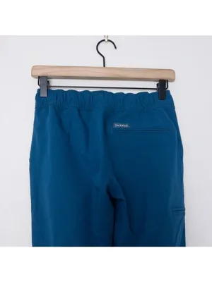 NWT Jaanuu Essential 5-Pocket Jogger XXS Caribbean Blue Scrubs Healthcare Teal thumbnail 9