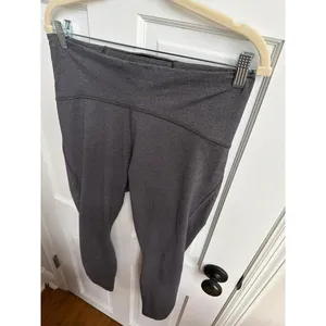 Lululemon Train Times 7/8 Pant *25" Heathered Black women's 12 thumbnail 2