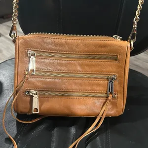 Rebecca Minkoff Tan Leather Crossbody Bag thumbnail 13