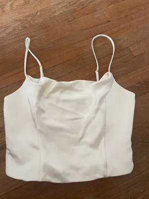 Zara Satin Corset Tank Top • Size S thumbnail 1