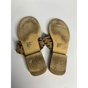 Colin Stuart Sandals‎ Womens 8 Tan Good Whipstitch Suede Thong Flat 160159-017 thumbnail 4