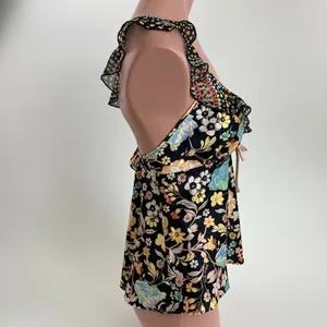 Victoria's Secret Fairy Floral Ruffle Top Size XS thumbnail 5