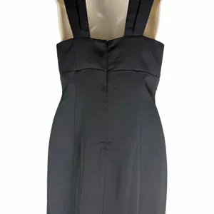 ASTR Georgiana Halter Neck Maxi Dress Black Satin Size S thumbnail 11