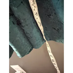 Brett Vintage 90s Teal Green Crushed Velvet Whimsigoth Witchy Maxi Dress Size 6 thumbnail 9