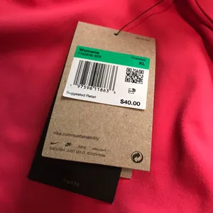 Nike Women's One Dri-FIT Cropped Tank Top in Aster Pink size XL thumbnail 4