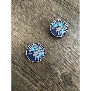 Minnesota Timberwolves Basketball Team Charm For Shoe Charms - 2 Pieces thumbnail 1