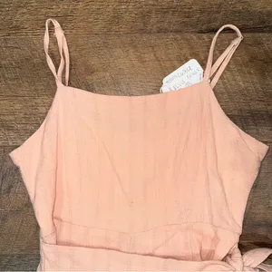 Altar’d State Skort Tie Waist Romper thumbnail 4