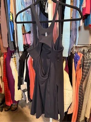 Free people movement never better dress black NWOT $118 large thumbnail 4