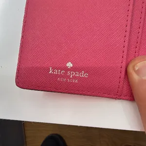 Kate Spade Continental Pink Saffiano Leather Wallet thumbnail 6