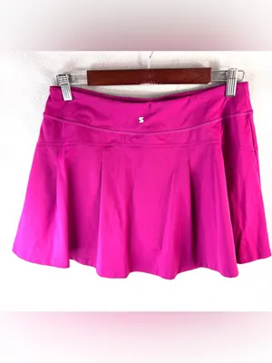 Stella L Pickleball Golf Tennis Pink Active Skort w Built-In Pocketed Shorts thumbnail 3