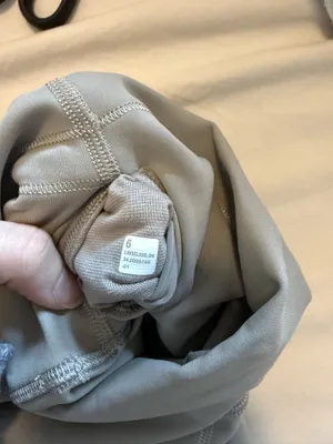 Warm ash grey lululemon wunder under 6 legging  thumbnail 6