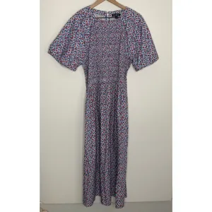 J. Crew Meadow Floral Smocked Midi Dress Cottagecore Prairie Modest Womens XL thumbnail 3