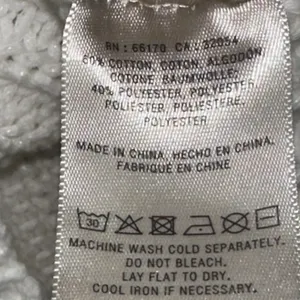 Anthropologie‎ Sweater Women's Small Rosie Neira White Cotton Knit Bell Sleeves thumbnail 6