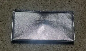 Coach Sequin Rose Gold Silver Clutch Purse thumbnail 2