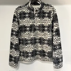Aeropostale Prince & Fox XL Womens Nordic Fair Isle Fleece Quarter Zip Pullover thumbnail 3