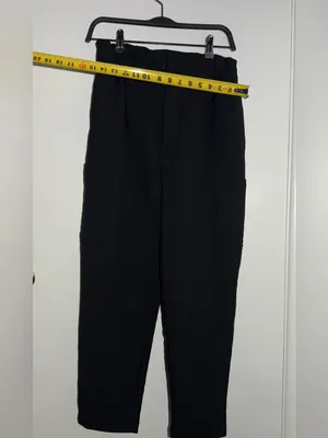 Zara Black Cargo Pants with Side Pockets thumbnail 7