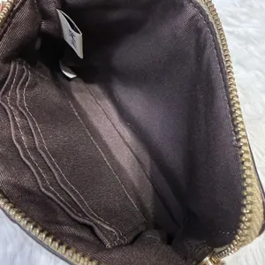 Coach Khaki Coated Canvas Wristlet thumbnail 3