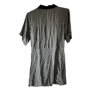 Printed Collar Detail Skater Dress Size US 6 thumbnail 3