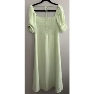 Bohme Halston Midi Dress Green‎ Women's Size Large thumbnail 2