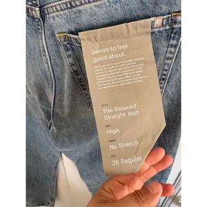 NWT Everlane organic cotton‎ The Relaxed Straight Fit Jean size 26 regular thumbnail 7