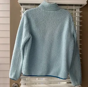 Light blue fleece color block jacket Size M thumbnail 3