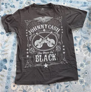 Johnny cash tshirt Gray Size L thumbnail 1