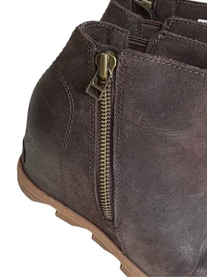 EUC Sorel Leather Joan of Arctic Il Wedge Boots Brown Size 7.5 thumbnail 8
