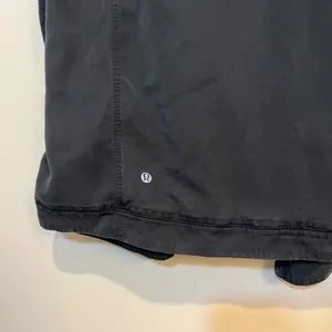 Lululemon Jacket Blissed Out‎ Wrap Open Front Black Organic Cotton Tencel Size 2 thumbnail 6