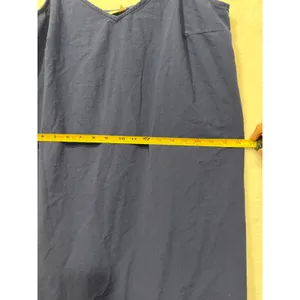 Universal Thread Blue‎ Cotton Tiered Midi Dress Womens Size M Spaghetti Strap thumbnail 6