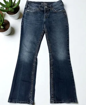 Silver Jeans Co. Suki Surplus Bootcut Jeans Dark Wash Women's‎ Size 28 thumbnail 1