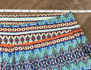 Maurices Elastic Waist Printed Pull On Soft Shorts Geometric Boho ~ Size M thumbnail 8