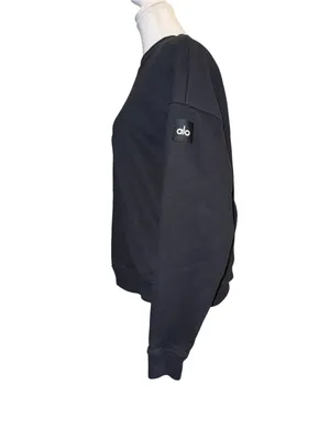 Alo Yoga Renown Heavy Weight Crew Neck Pullover Size XS thumbnail 4