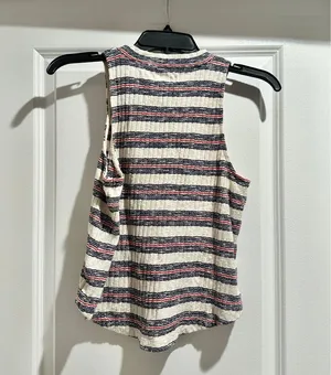 Madewell Striped Knitted Sleeveless Tank Top thumbnail 3