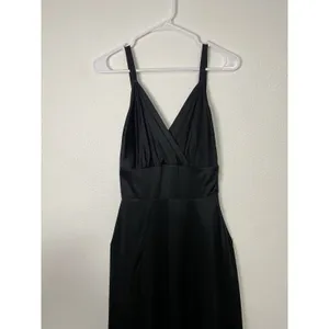 Trashy Diva Black Maxi Dress Size XS 100% silk thumbnail 5