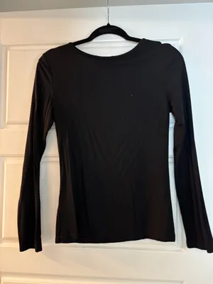 Amazon Black Square Neck Top thumbnail 2