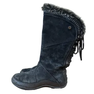 The North Face Janey Black Suede Waterproof Snow Winter Boots Primaloft Womens 8 thumbnail 4