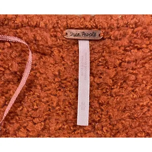 Free People Burnt Orange Alpaca Oversized Fuzzy Knit Sweater‎ Size Medium Women thumbnail 11
