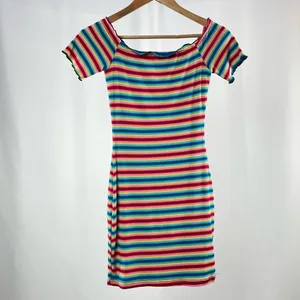NEW Superdown Trisha Mini Dress in Rainbow Size Small‎ thumbnail 4