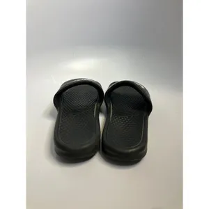 Nike Benassi JDI Slides Womens 9 Black Excellent Tonal Checkerboard 343881-011 thumbnail 4
