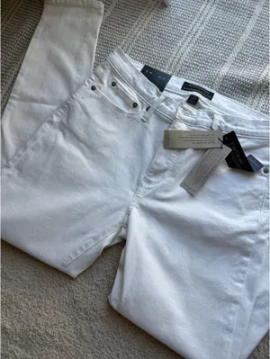 Banana Republic White Jeans thumbnail 1