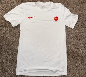 Nike Clemson dri-fit White Shirt thumbnail 1