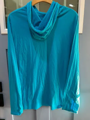 Anvil Women’s Turquoise Hoodie Size 2XL thumbnail 3