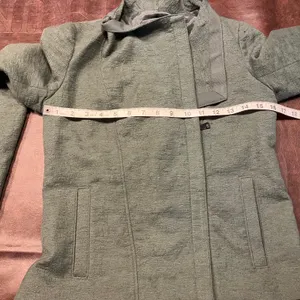 Vince Green Moto Jacket Womens XS Lightweight Full‎ Zip Pockets Textured thumbnail 16